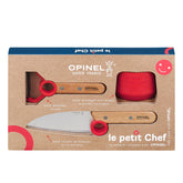 OPINEL packaging du coffret Le Petit Chef montrant sécurité et assortiment