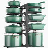 ORDORA vue avant du range-casseroles sous-meuble montrant rangement ordonné