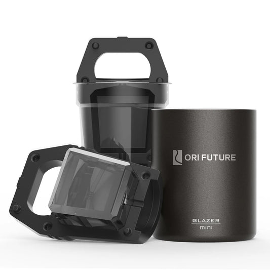 ORI Future packaging avant montrant le design et la qualité premium