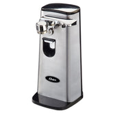 Oster vue de face en acier inoxydable montrant design compact et gain de place