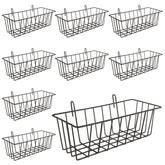Oungy vue face des paniers muraux, rangement compact et visible
