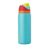 Owala FreeSip vue de face montrant le design coloré et l’étiquette