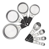 OXO ensemble face avant visible, qualité inox et rangement compact
