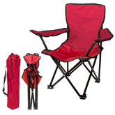 Pacific Play Tents chaise devant ruby red montrant confort et couleur vive