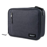 PackIt face avant City Charcoal montrant design compact et protection thermique