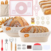 PeacePeo vue d'ensemble du kit 27 pièces pour démarrer le pain au levain, complet et pratique