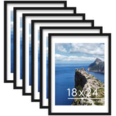 PEALSN cadre 18x24 face avant, finition noire qui valorise l'œuvre