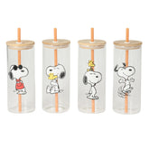 Peanuts gobelet face avant montrant Snoopy et style clair, ajoute du plaisir