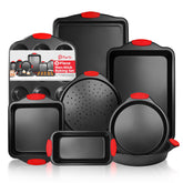 PERLLI vue de face de l’ensemble 8 pièces montrant la variété utile