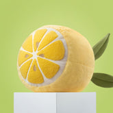 Phantoscope coussin citron vue frontale, ajoute couleur et confort