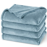 PHF plaid face avant bleu poussiéreux montrant l'allure élégante et accueillante