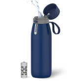 PHILIPS gourde GoZero face avant montrant design bleu et praticité
