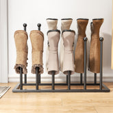 pickpiff vue avant du porte-bottes noir offrant rangement organisé