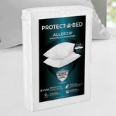 Protect-A-Bed housse oreiller face avant montrant lot de 2 et protection