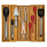 Purawood face avant du range-couverts montrant organisation et fini naturel