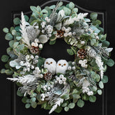 PureCosy couronne face porte apporte accueil chaleureux et style festif