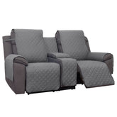 PureFit vue avant du canapé double montrant protection et style
