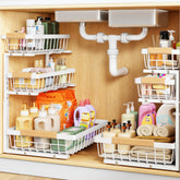 PXRACK vue face avant du lot blanc montrant le design gain de place