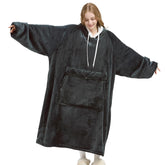 Qeils hoodie face recto montrant coupe oversize et confort chaleureux