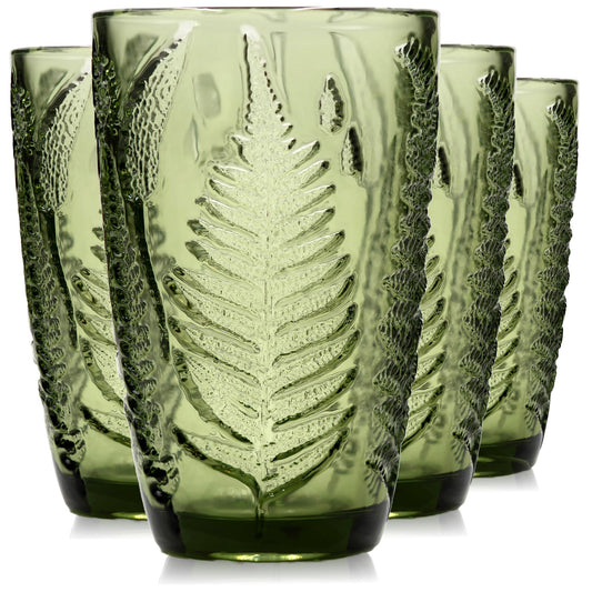 QELVIO verre face avant présentant la couleur verte et finition durable