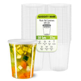 QUIDDITY WARE boîte Deli 32oz face avant montrant transparence et solidité