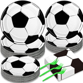 Qyeahkj assiette repas motif ballon de foot, table prête rapidement