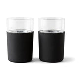 verre Rabbit face avant noir montrant le design et l'élégance pour une bière fraîche