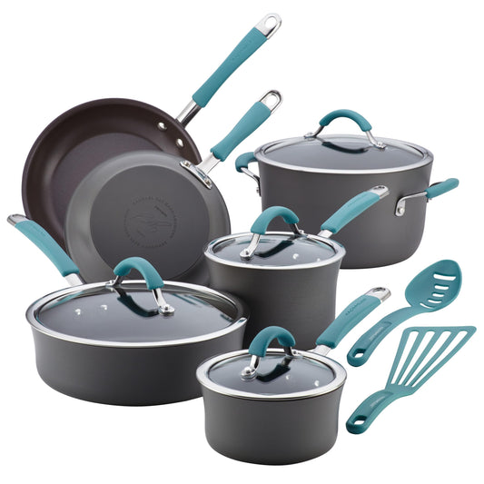 Rachael Ray Cucina ensemble face montrant toutes pièces pour cuisson quotidienne