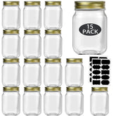 Rainforce bocaux pack de 15 face visible, rangement pratique et esthétique