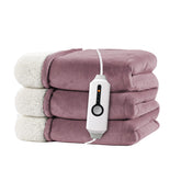 RALYSUN couverture chauffante face avant montrant design Berry et chaleur instantanée