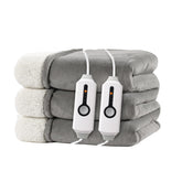 RALYSUN couverture chauffante face avant montrant couleur gris clair et confort