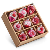 RAZ Imports ornement réflecteur face avant montrant couleur rose et éclat lumineux