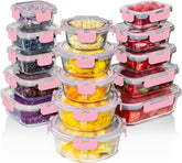 Razab ensemble face avant montrant 30 contenants pour organisation cuisine