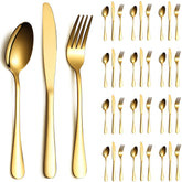 ReaNea service doré vue d'ensemble, élégance pour table
