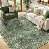 RELEANY vue de face du tapis montrant motif et couleurs, apporte une ambiance rétro
