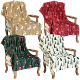 Remagr packaging avant lot de quatre plaids, pratique pour offrir
