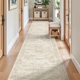 Restydon vue avant du runner beige avec emballage pratique et design