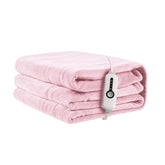 ReyyNio couverture chauffante face avant montrant taille complète et couleur rose