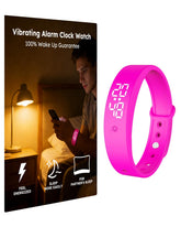 RITHEM visage avant du bracelet violet montrant design discret et ergonomique