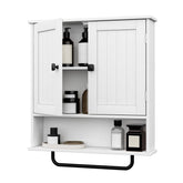 RRX armoire murale face blanche montrant un rangement organisé et gain de place