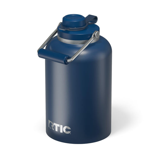RTIC Outback Jug face avant navy montrant design et contenance