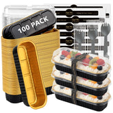Ruckae face avant du paquet montrant 100 moules et couvercles pratique