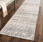 Rugshop image frontale du tapis montrant motif tribal et intégration décorative