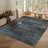RUGSURE tapis vue frontale montrant motif vintage et ambiance chaleureuse