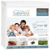 SafeRest emballage avant montrant la housse et bénéfice protection