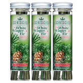 Scentsicles flacon face montrant l’étiquette White Winter Fir et usage simple