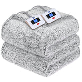 Sealy couverture face frontale montrant finition Sherpa et chaleur confortable