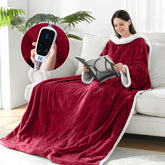 Sealy couverture portable face avant rouge confort immédiat