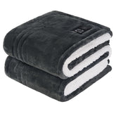Sealy plaid chauffant face avant en flanelle douce pour confort immédiat