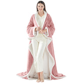 Sealy vue avant du plaid portable montrant enveloppement et confort